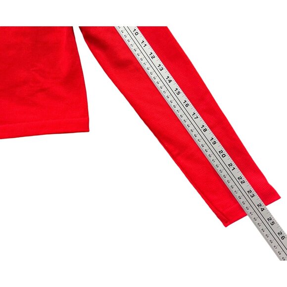 Rue 21 - Women's 1/2 Zip Long Sleeve Shirt - Red - Extra Large - Picture 6 of 12